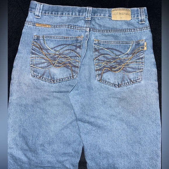Terminal A Y2K Baggy Jeans 
-Size32x32 - Picture 3 of 8